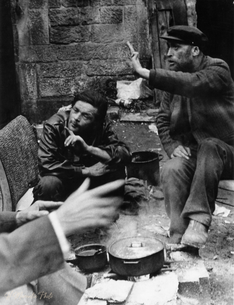 SDF à Metz, ile du Saulcy en 1972 (Archives argentique)
